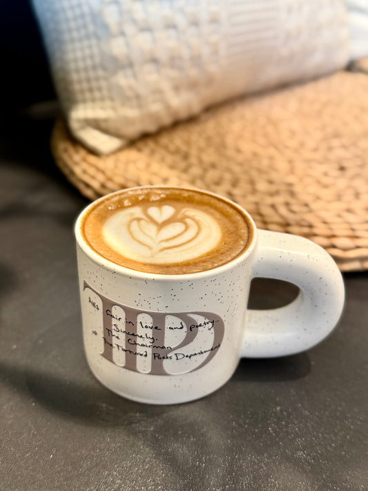 Vintage Poetry Ceramic Mug | 12oz Literary Aesthetic Coffee Cup