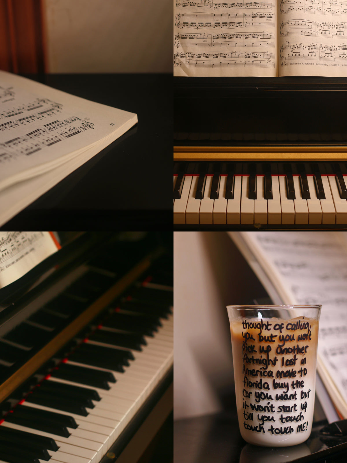 Vintage Literary Glass Cup | 16oz Black & White Aesthetic Tumbler