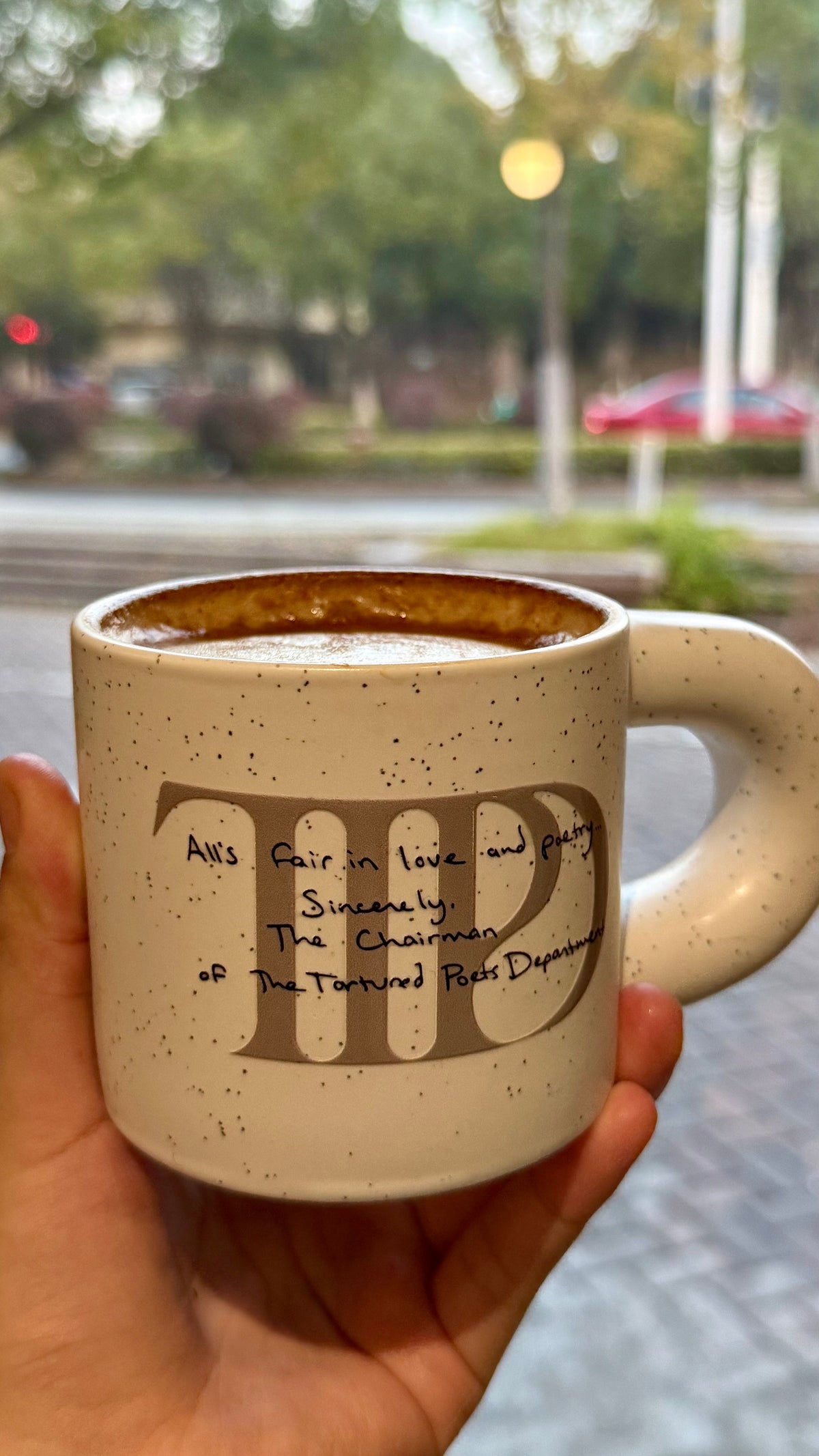 Vintage Poetry Ceramic Mug | 12oz Literary Aesthetic Coffee Cup